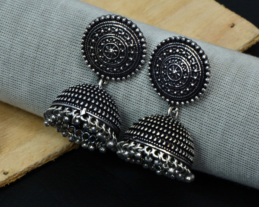 Hammered Dangle Silver Earrings, Interchangeable, Bohemian Boho Chic Earring  Set, Handmade Dangle earrings
